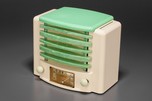 Kadette ’Classic’ Radio Model K-12 in Ivory and Green Plaskon - Scarce